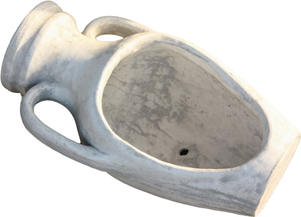 Phiole Amphore aus Steinguss zum bepflanzen perfekt für den Garten die Terrasse oder den Vorgarten ist Frostfest Witterungsbeständig und Neu 20cm...