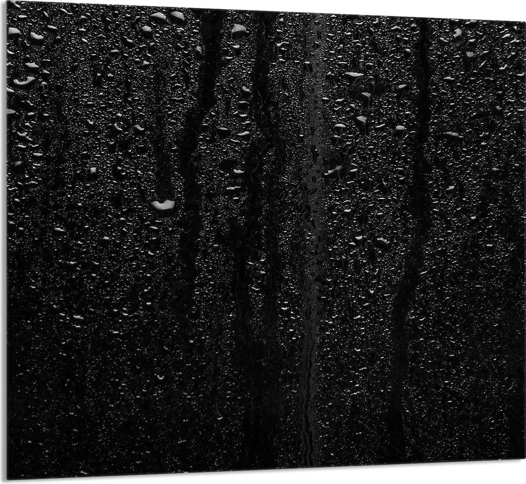 Copri Piano Cottura 65x60 Nero in Vetro Temperato - Paraschizzi Cucina
