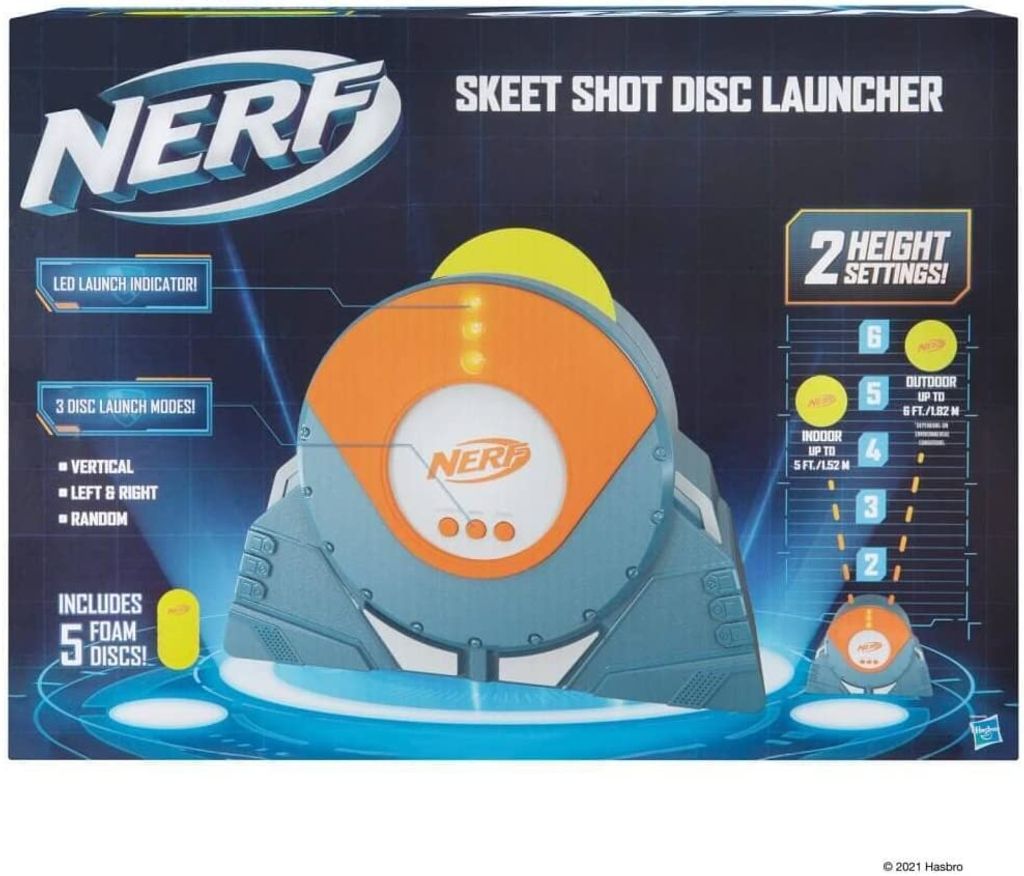 Jazwares NER0289 - Nerf - Lanciatore a piattello Immagine del prodotto 