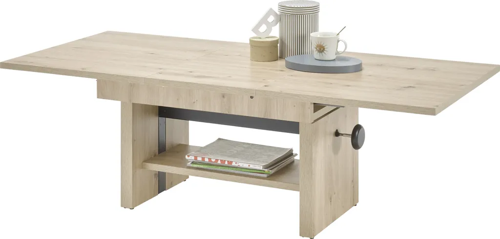 Table basse stable et spacieuse chêne Artisan 110cm - Solution Event