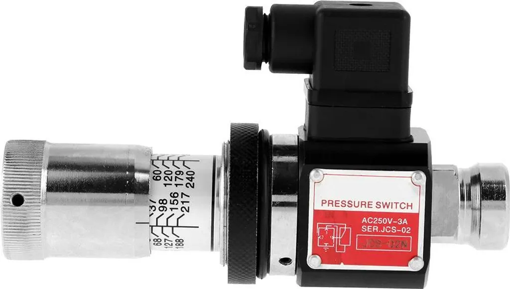 Pressostat 210 kg/cm² haute précision JCS-02N pour systèmes à huile