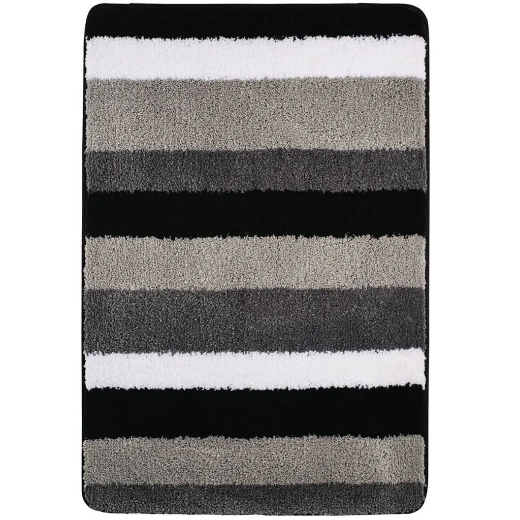 RIDDER Tapis de bain Carl 60x90 cm Gris 7102307 - Confort 100% Coton