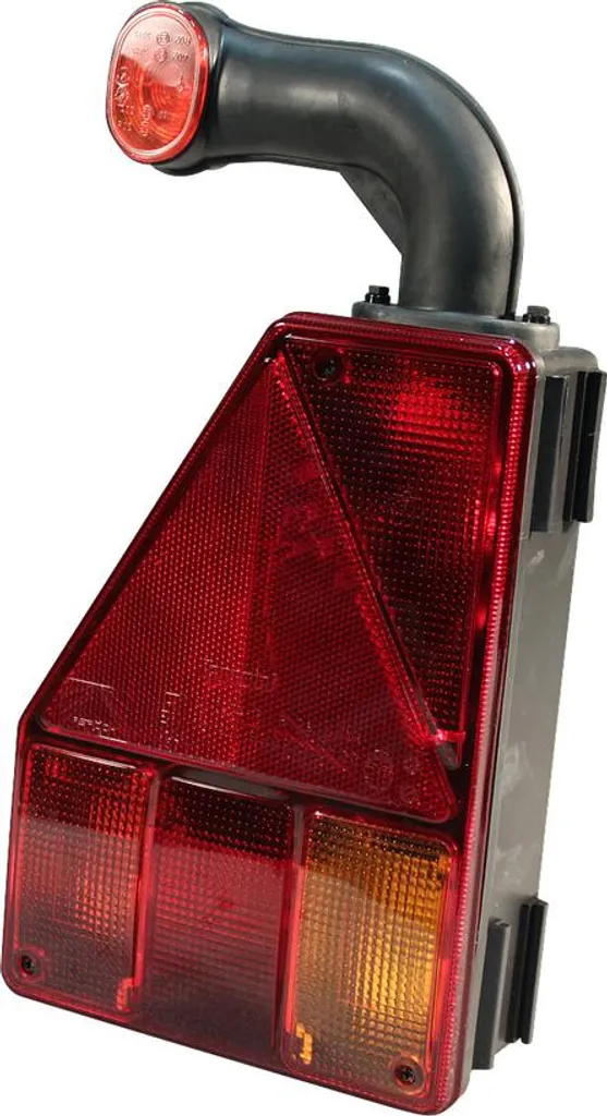 Feu arrière Aspock 179 x 256 mm avec connecteur central à 5 broches