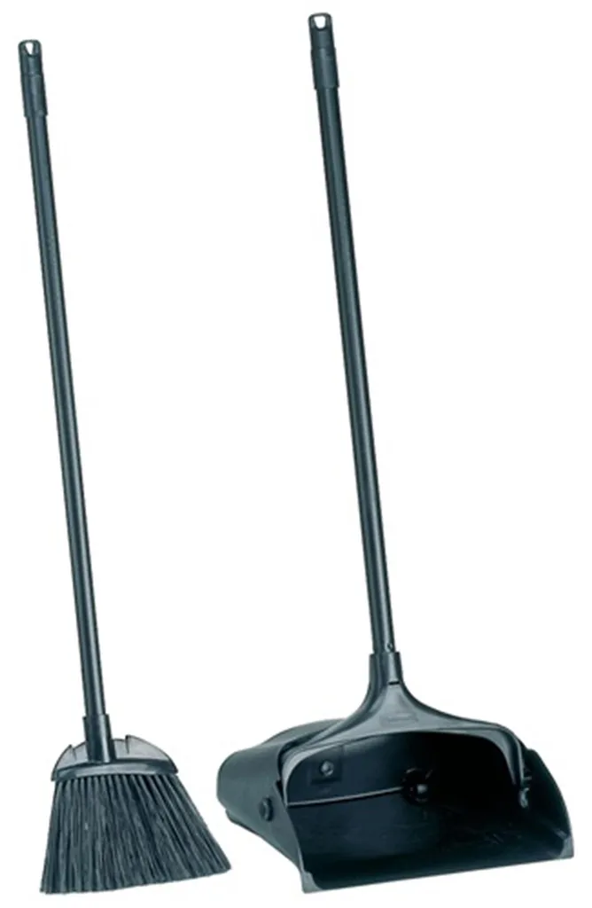 Rubbermaid Pelle à Poussière sur Pied avec Balai Noir Professionnel