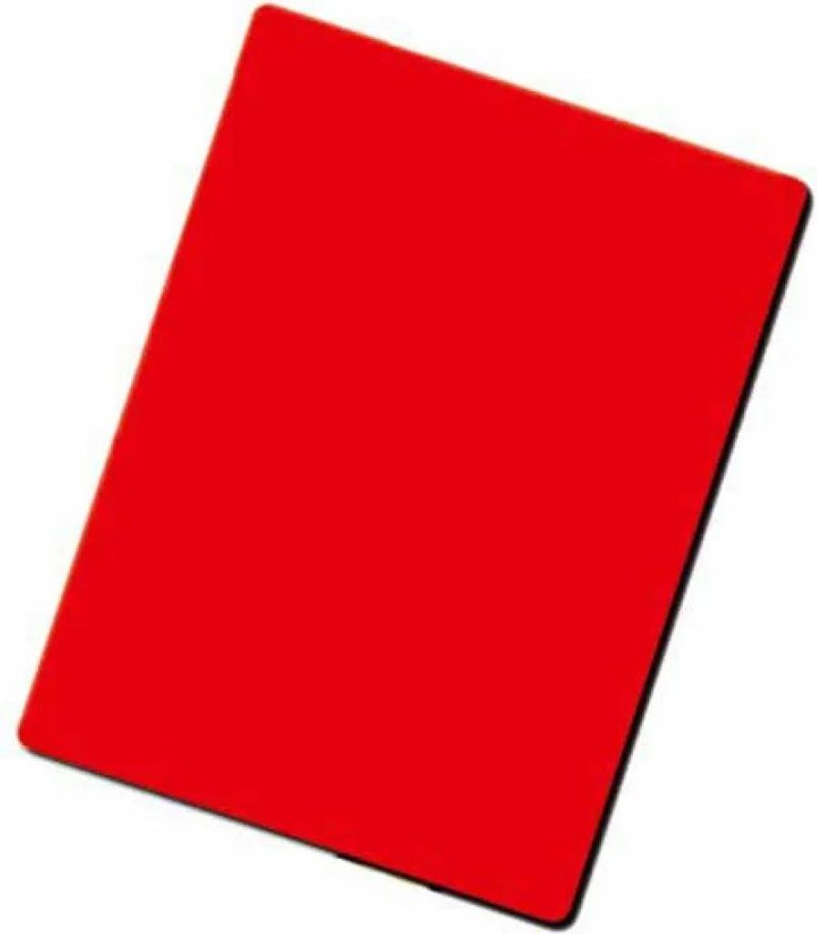 Sporti France Schiedsrichterkarte Rot Rot One Size