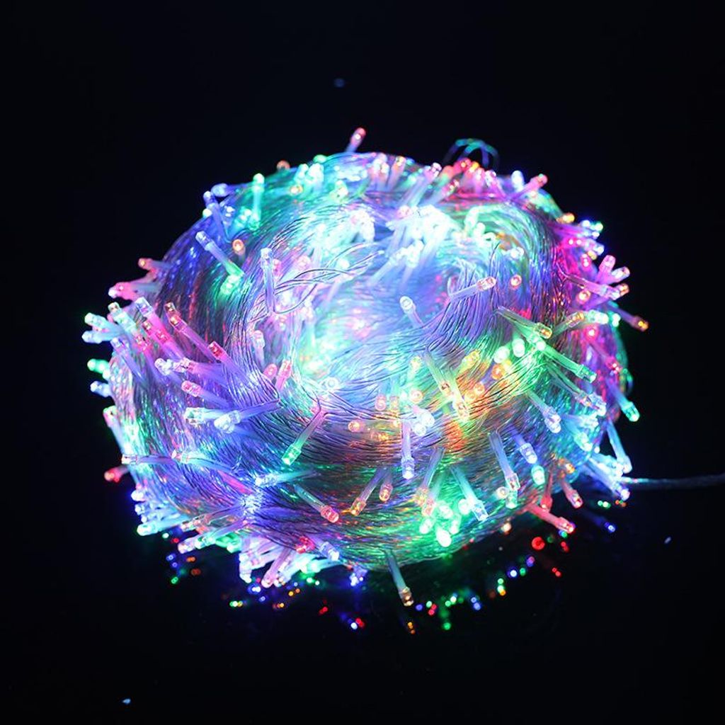 100M 2000LEDs, 8 Leuchtmodi, IP44 wasserdichte LED-Weihnachtslichterkette, Gartenlichtleiste für draußen, Dekolicht für drinnen, Partybeleuchtun...