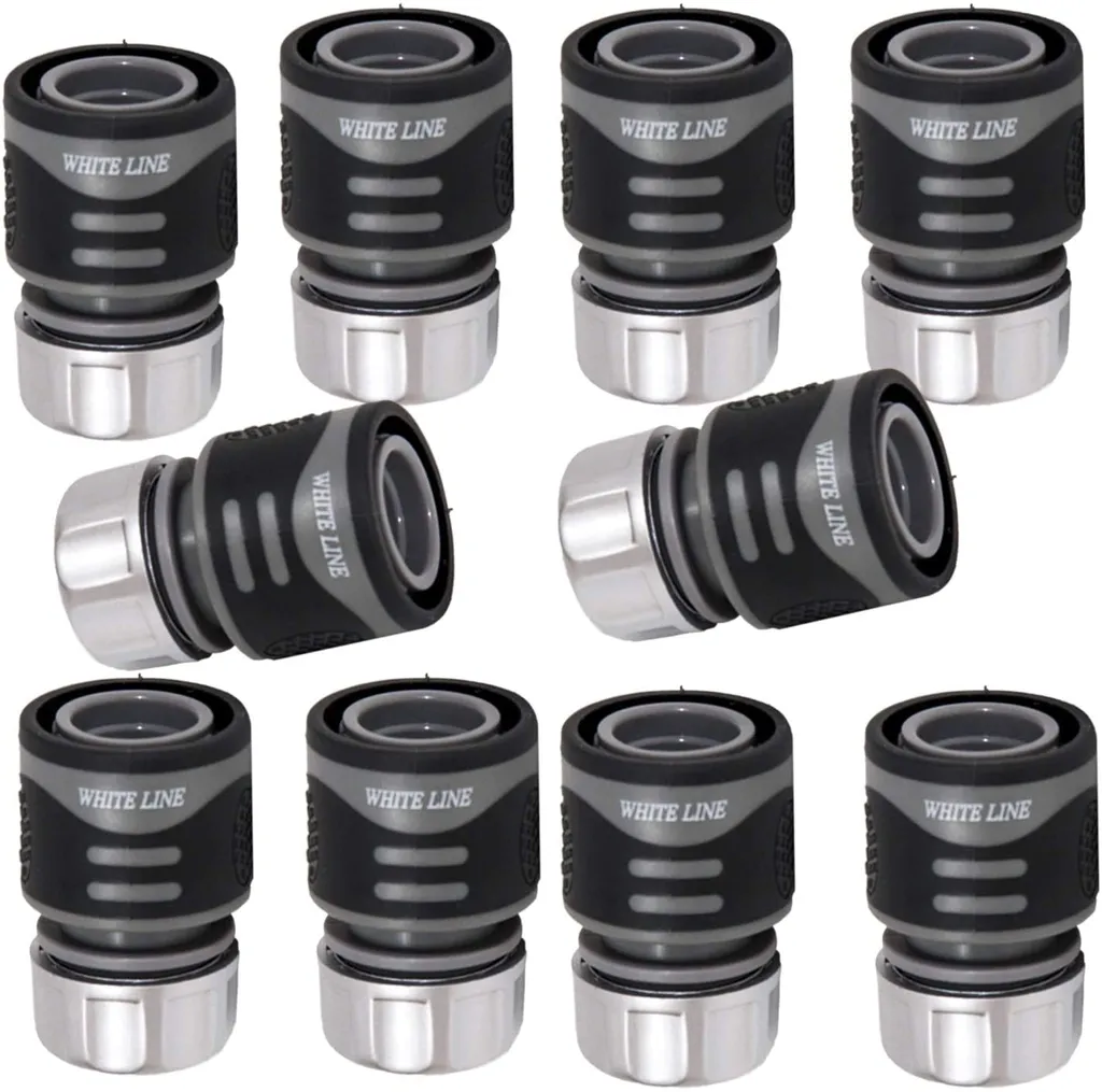 Embout avec Arrêt d'Eau Automatique 1/2" White Line BRADAS - Pack de 10
