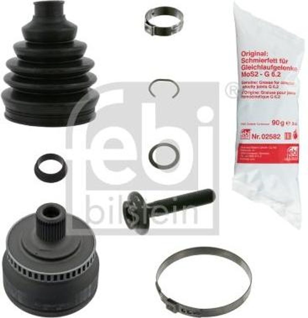FEBI BILSTEIN 33224 Gelenksatz, Antriebswelle OE 8D0498099B kompatibel mit A4 8D, A6 4B, Superb, Passat 3B