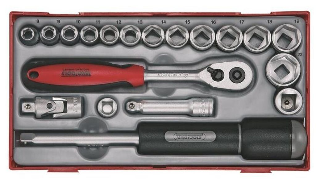 TengTools Steckschlüsselsatz Knarenkasten 03520103 75mm 1kg Produktbild 