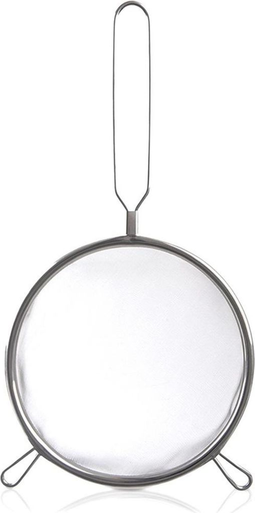 Orion | Küchensieb - Silber - 16 Cm Durchmesser - Edelstahl - Praktische Griffe