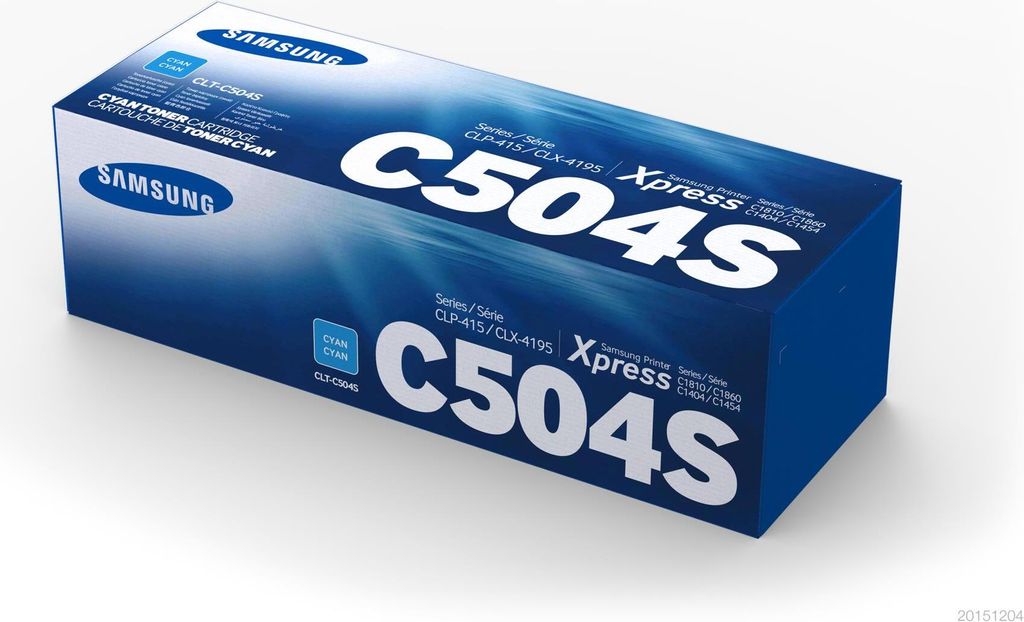 Samsung Oryginalny błękitny toner CLT-C504S, 1800 stron(y), Zdjęcie produktu 