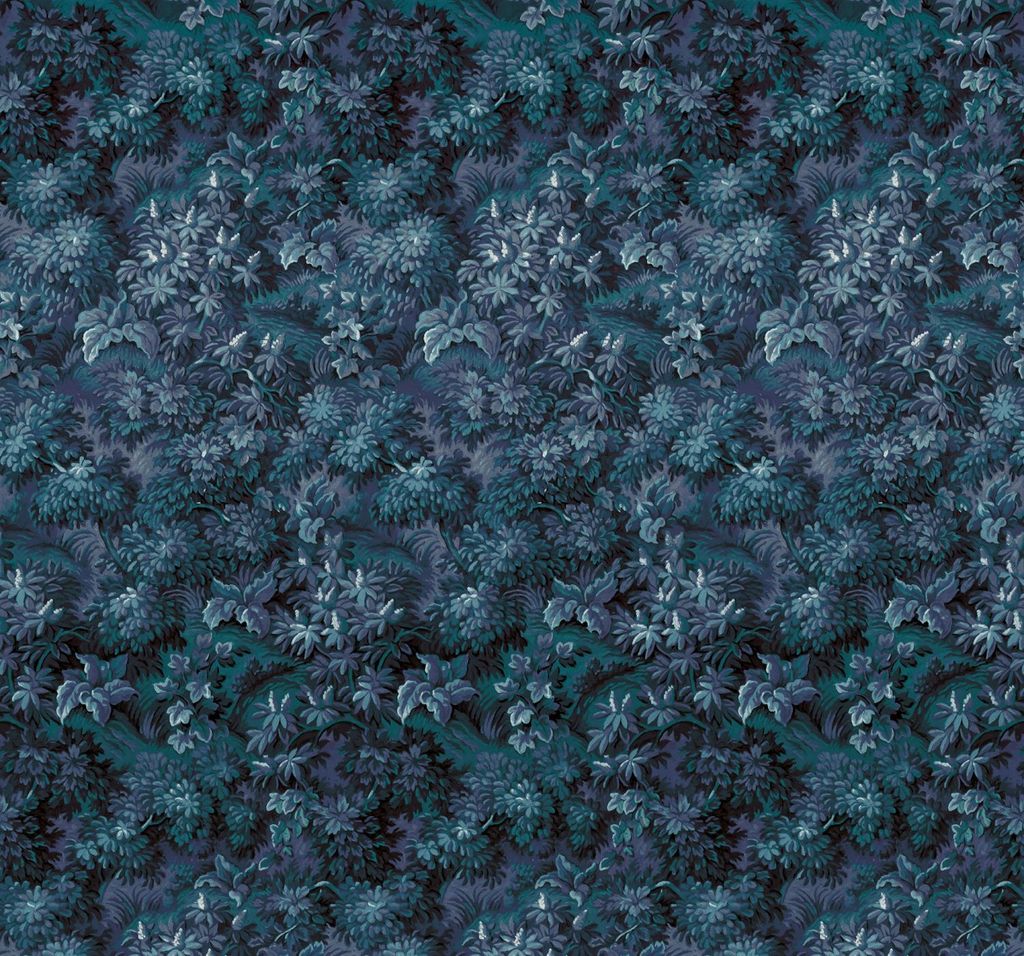 Sanders & Sanders Fototapete Pflanzen Blau 300 x 280 cm