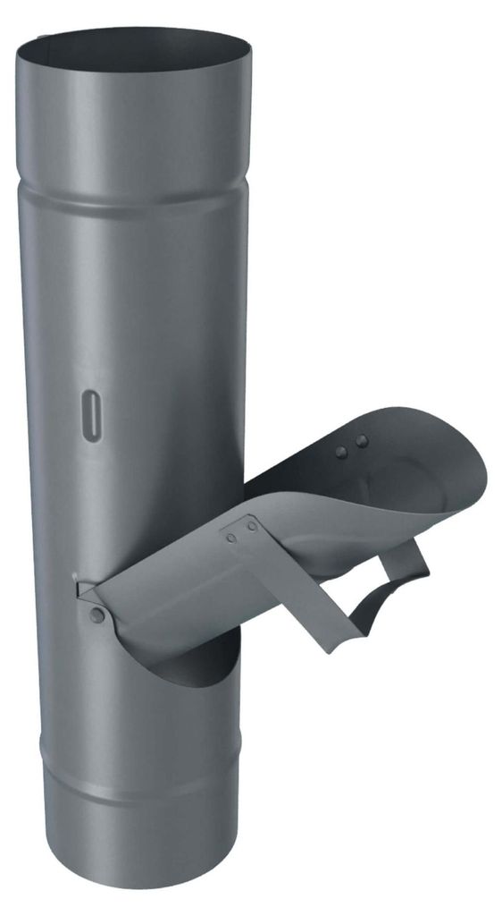 Zambelli Wasserablauf Stahl anthrazit NW 100 mm Produktbild 