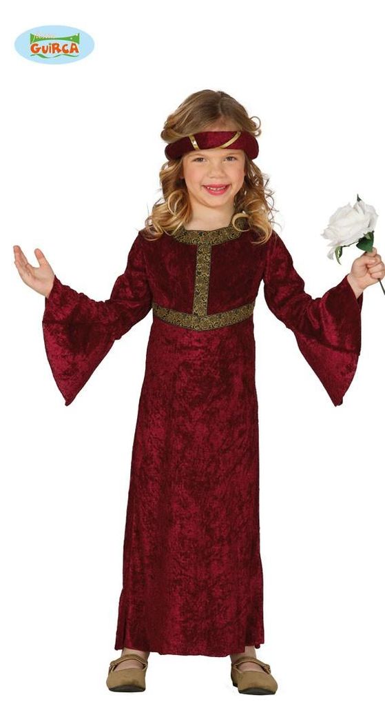 Burgfräulein - Kostüm für Mädchen Gr. 98 - 146, Produktbild 