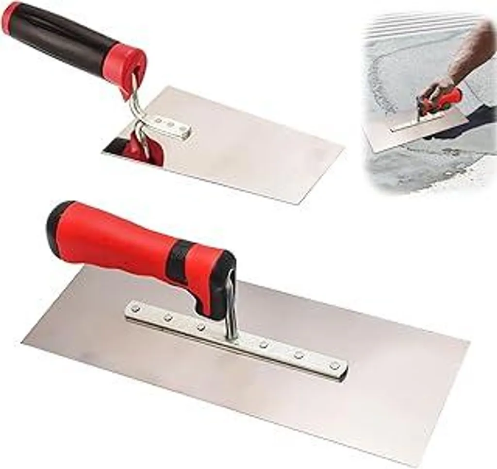 Set 2 Cazzuole Aicharynic Acciaio Inox: Strumenti per Intonaco e Cemento