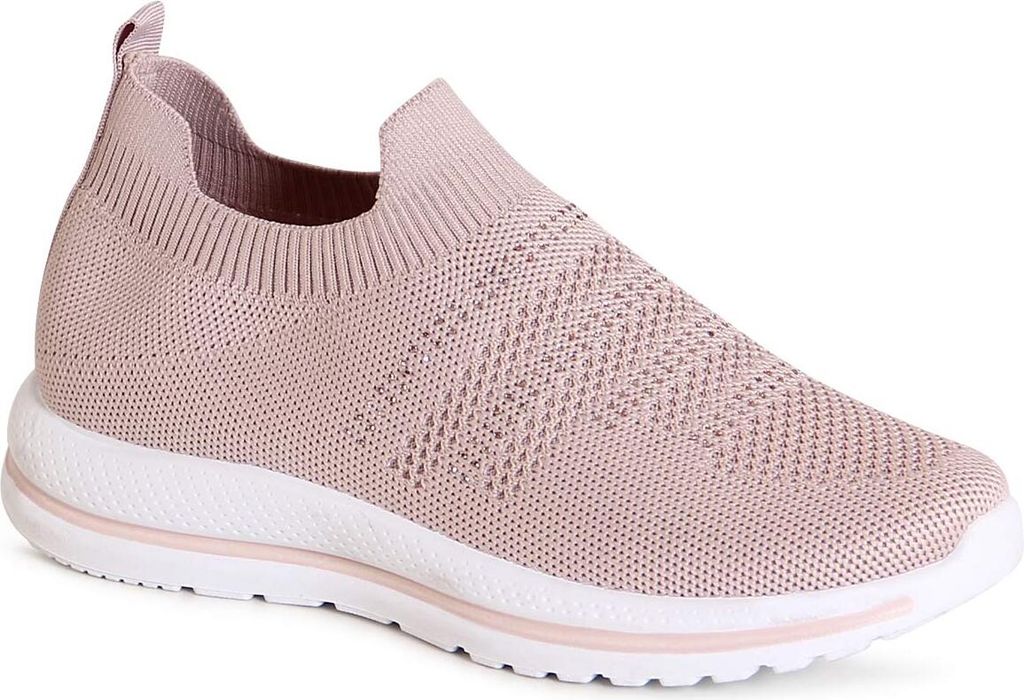 topschuhe24 3152 Damen Glitzer Halbschuhe Light Slipper, Farbe:Rosa, Größe:41 EU