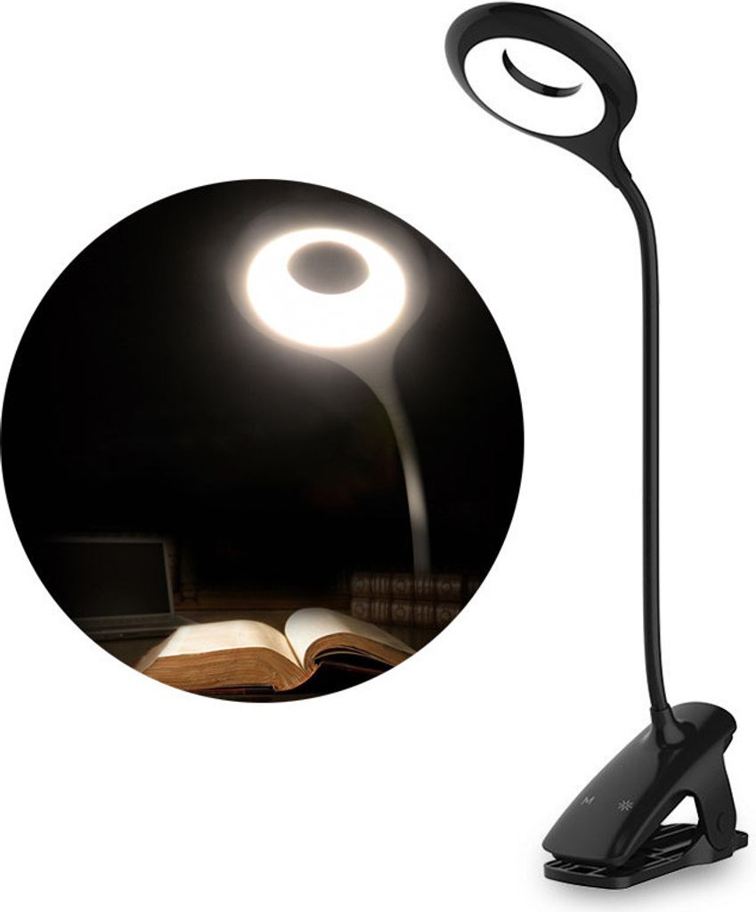 4PCS Mini Lampe De Lecture LED, Liseuse Lampe Clip