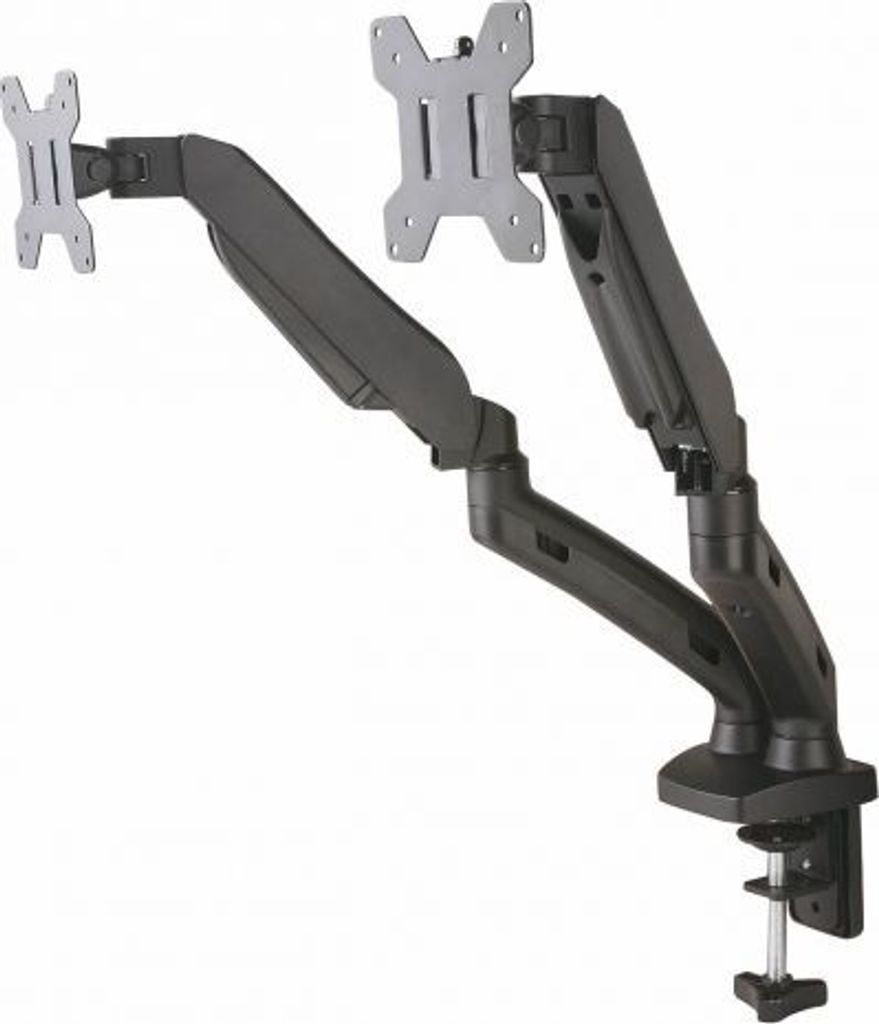 ART Desk handle on gas spring for 2 LEDs / LCDs 13-27 inches L-13GD