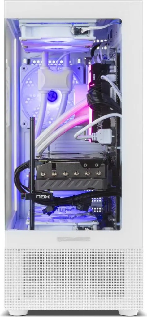 Boîtier PC ATX Nox Hummer Vision - Idéal pour Configuration Gaming Noir - 12
