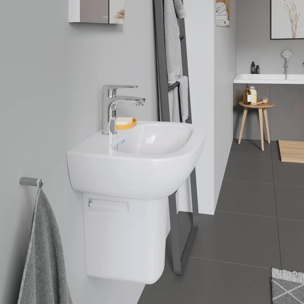 Duravit 0705450000 Lavamani D-Code 45cm | Qualità Tedesca - 5