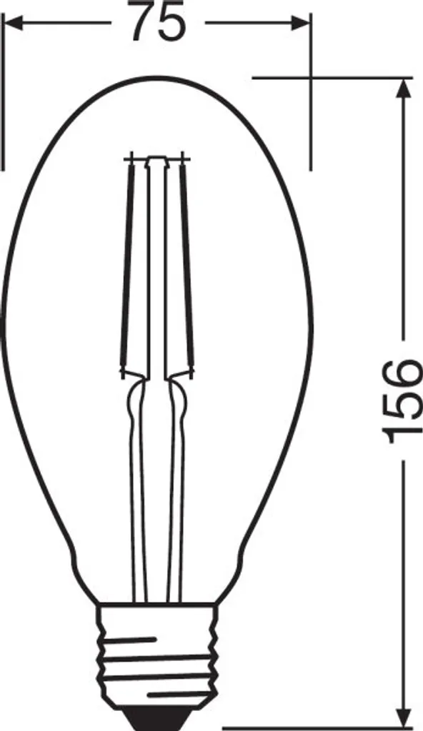 Ampoule LED Ovale Osram E27 4,5W : Éclairage Design Économe et Durable - 6