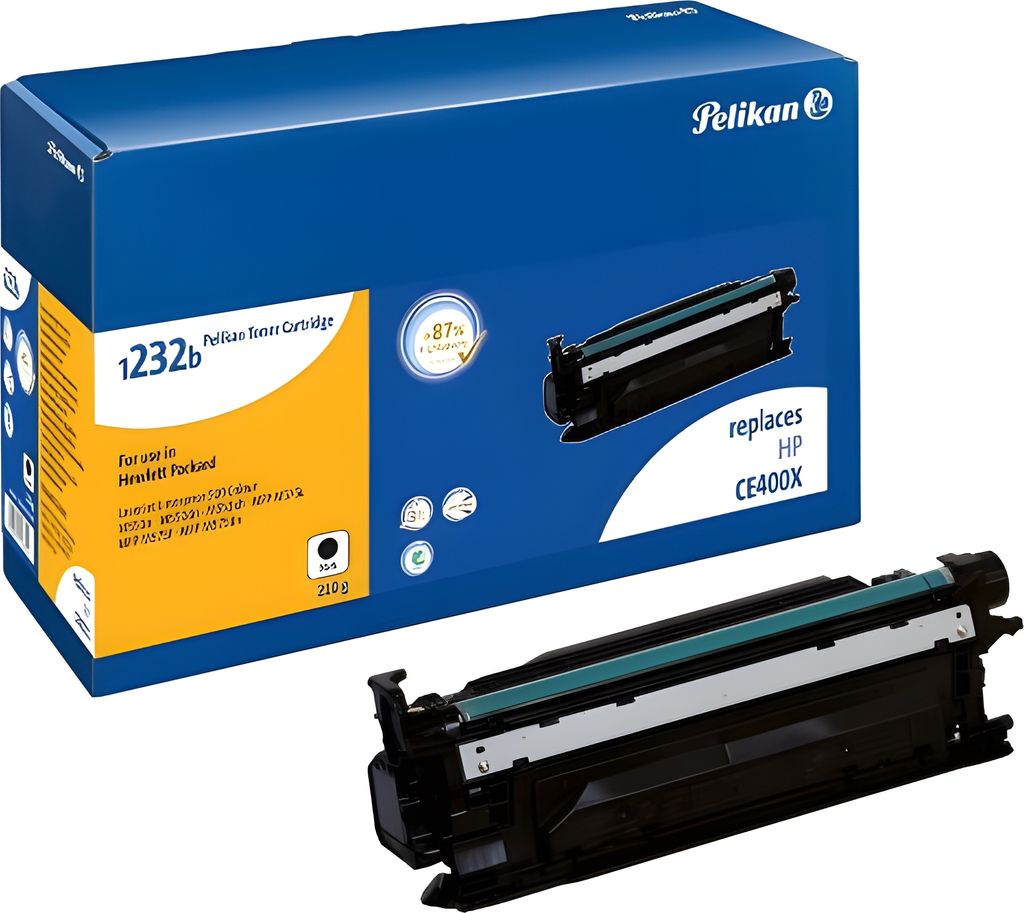 Pelikan Toner HP CE400X 1232b schwarz rebuilt