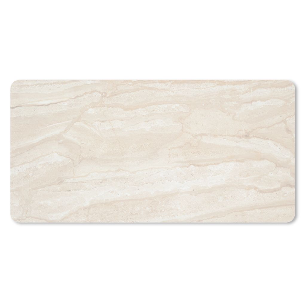 MuchoWow Schreibtischunterlage Marmor - Kalk - Sand - Textur 80x40 cm - XXL Mauspad - Gaming Mauspad