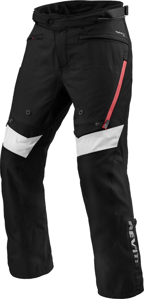 Revit Horizon 3 H2O Motorrad Textilhose, schwarz/rot, 4XL