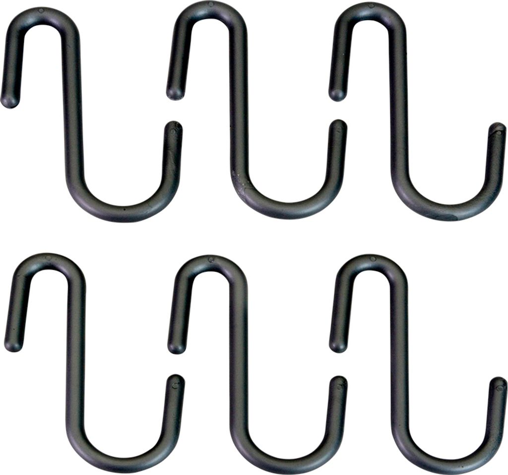 METALTEX 351708000 City 6er-Set S-Haken Kunststoff / Relingsystem