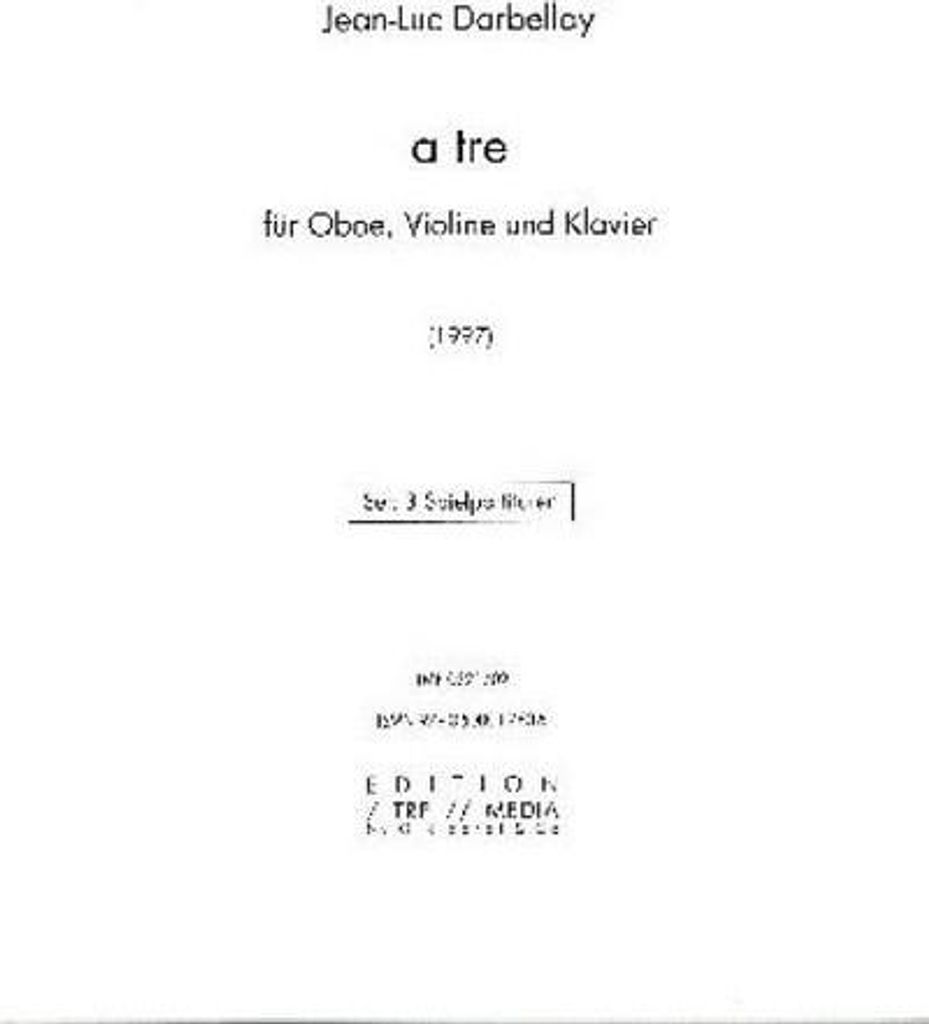 A trefür Oboe, Violine, Klavier
