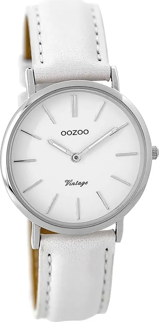 Montre Oozoo Vintage Series Femme Blanche Cuir D2UOC9313 Élégante