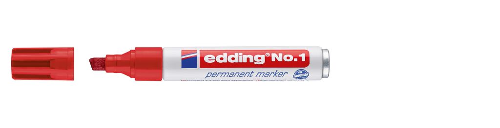 Edding No.1 rot 1-5mm Keilspitze permanent