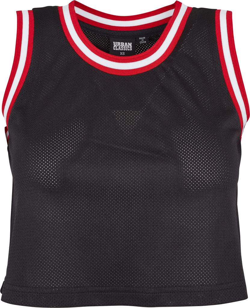 Urban Classics Ladies - Cropped Mesh Tank Top - S