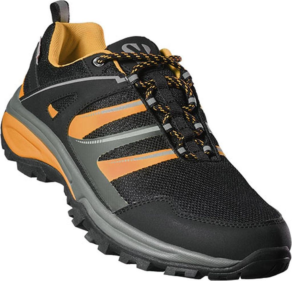 Roly Footwear ZS8335 | Trekking Shoe Marc 36 bis 47 - Farbe: Black 02/Fluor Orange 223 - Größe: 46