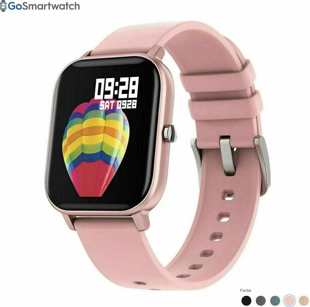 Montre connectée GOSMARTWATCH PRO compatible Android et iPhone bleue - 3