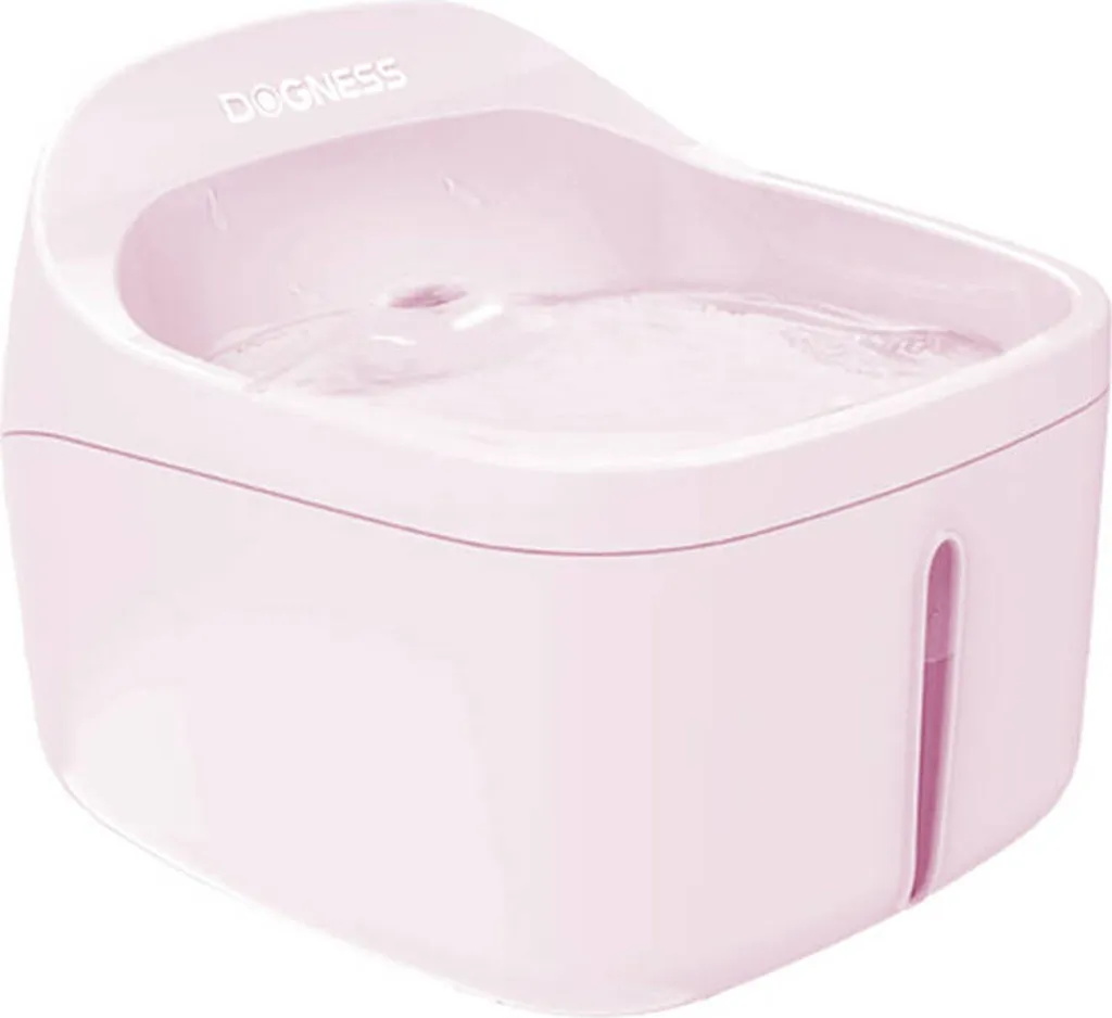 Fontaine Dogness D01 rose : fini l'eau stagnante pour chats et chiens