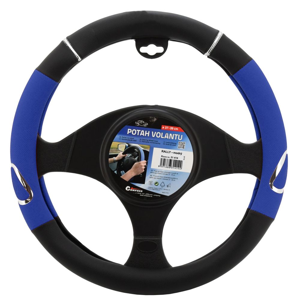 Poťah volantu RALLY modrý Obrázok produktu 