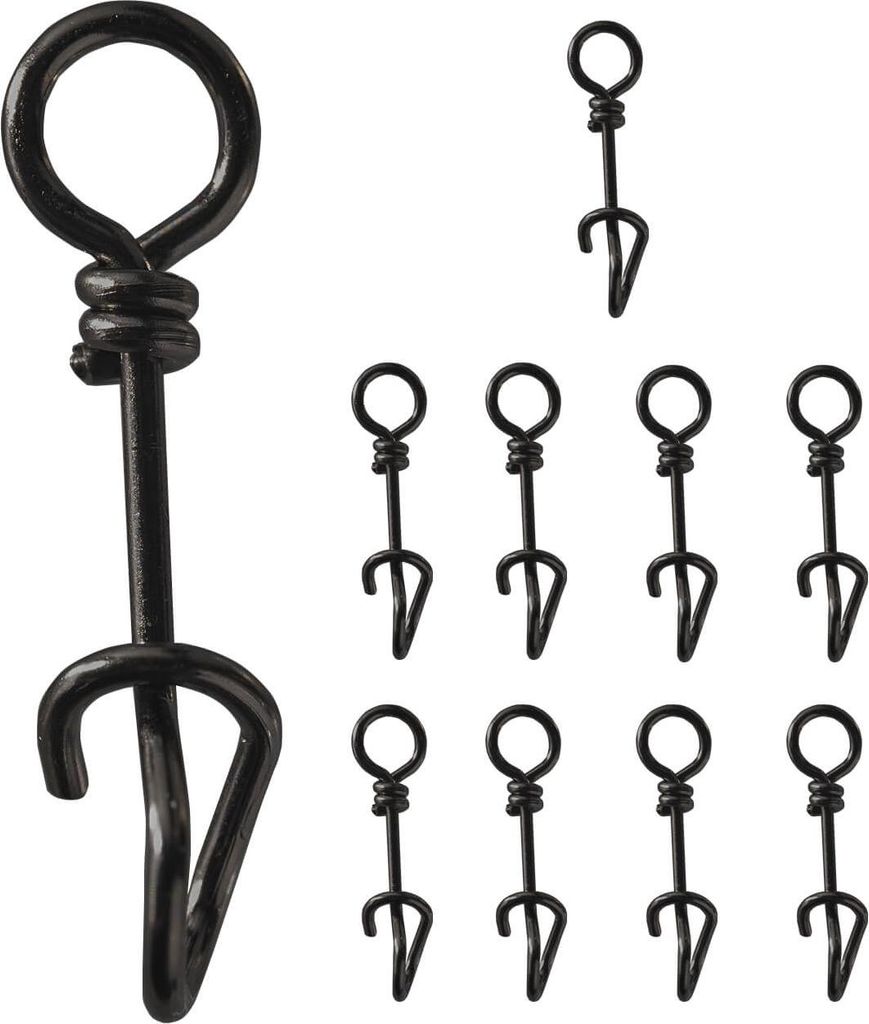 BKK Fast Spiral Snap 32 Karabiner Schwarz #4 35kg
