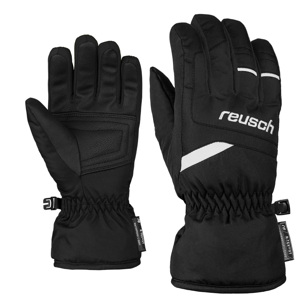 Gants de ski imperméables pour enfant Reusch Bennet R-TEX XT noirs T4
