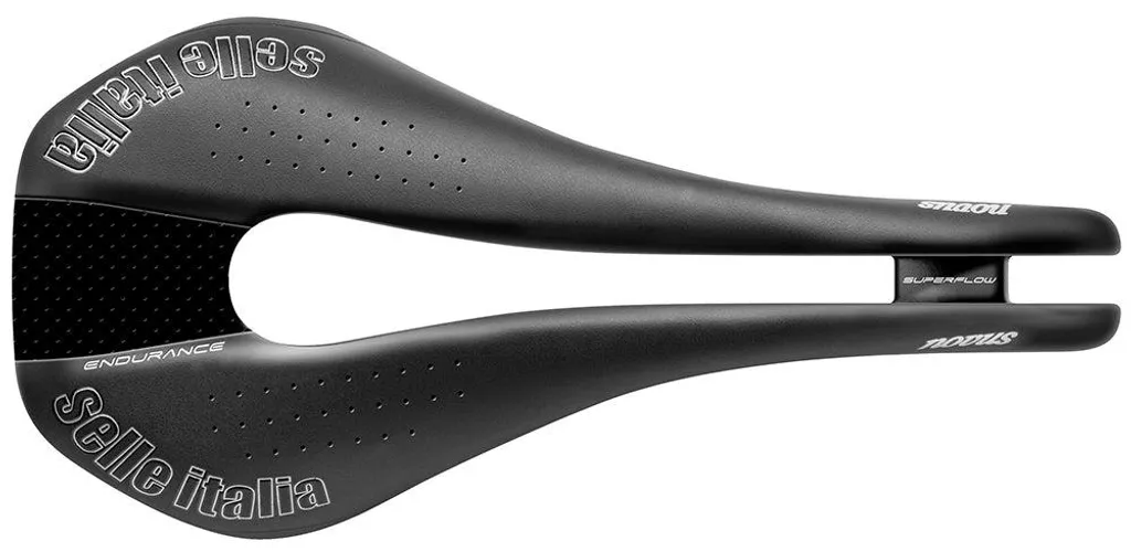 Selle vélo anti douleur périnée Selle Italia Novus Superflow S