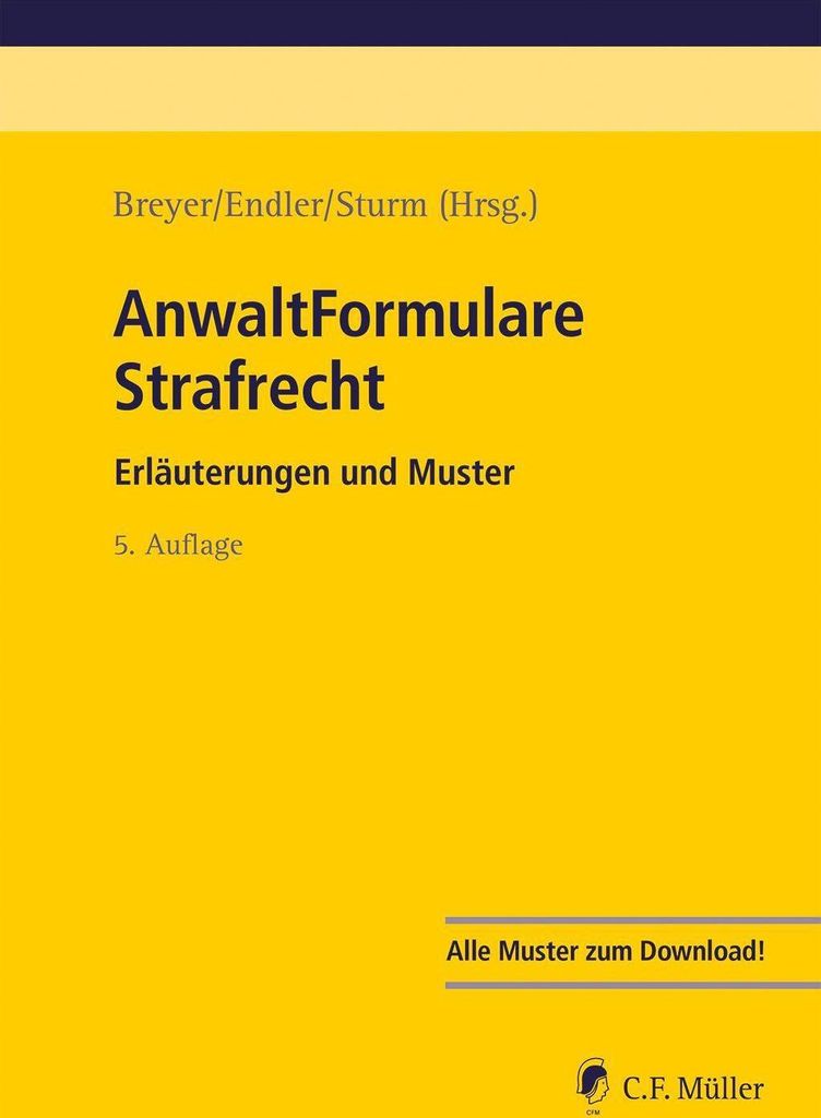 AnwaltFormulare Strafrecht