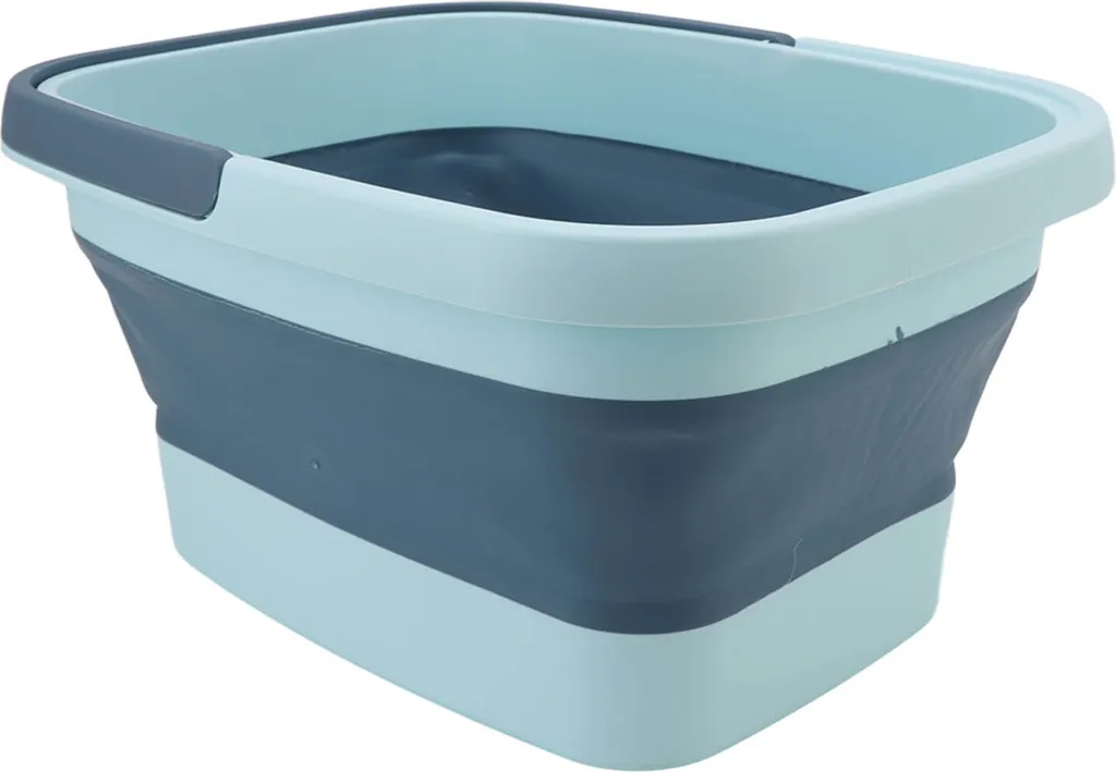 Vasca pieghevole del piede, vasca portatile del piede, secchio del bagno di massaggio del piede, vasca del bagno del piede del silicone, bacino della stazione termale del piede, vasca di massaggio del piede della famiglia - 7