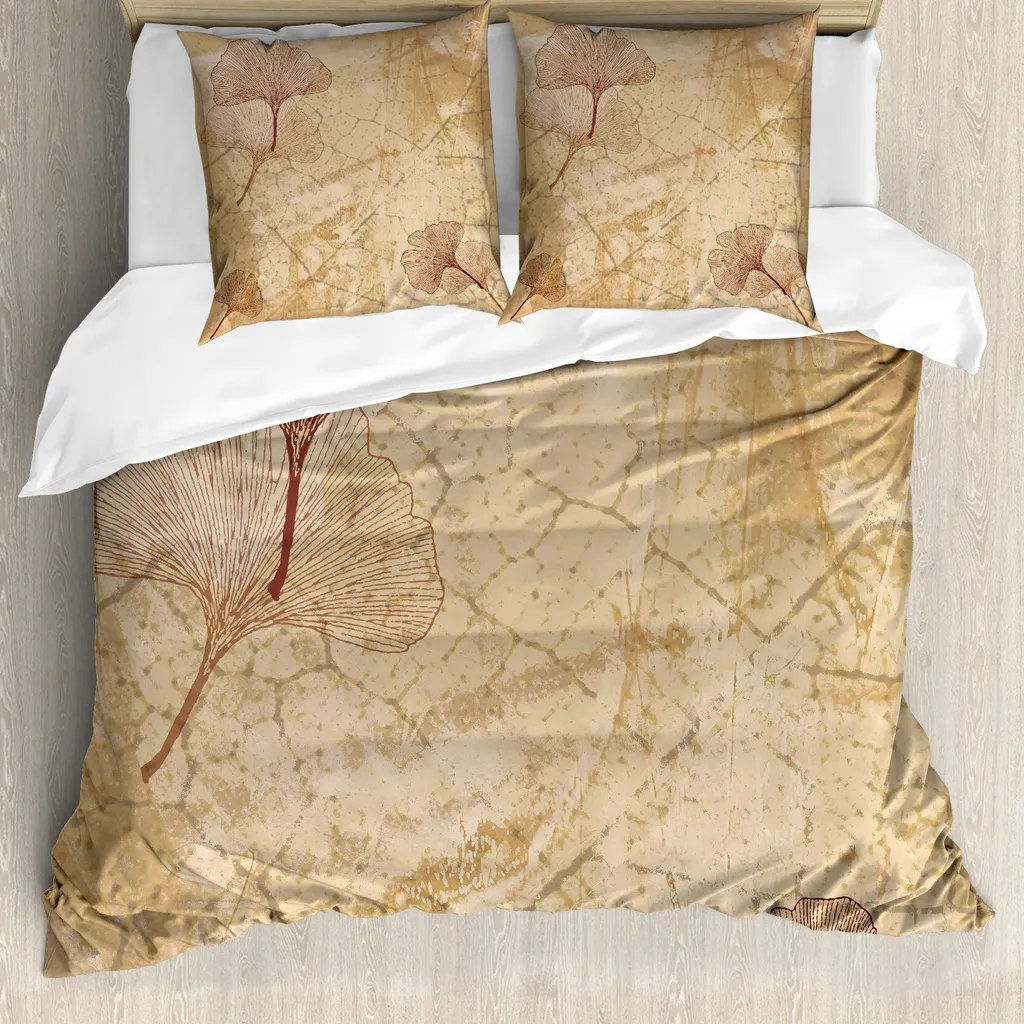 Copripiumino 200x200 Matrimoniale ABAKUHAUS Antiacaro Beige