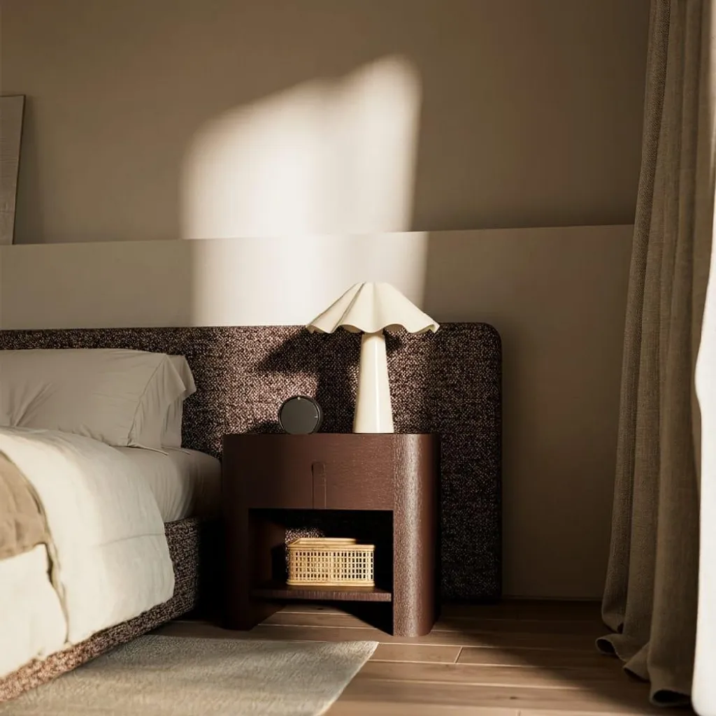 Lampe de table LUSENZ Falisse E14 25W Blanc cassé en métal IP20 - 4