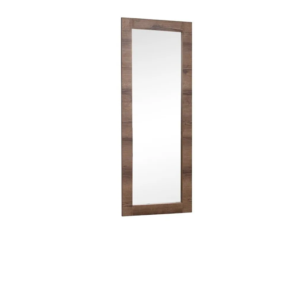 Miroir suspendu PEORIA pour entrée - Rond chêne monastère - Miroir de salon