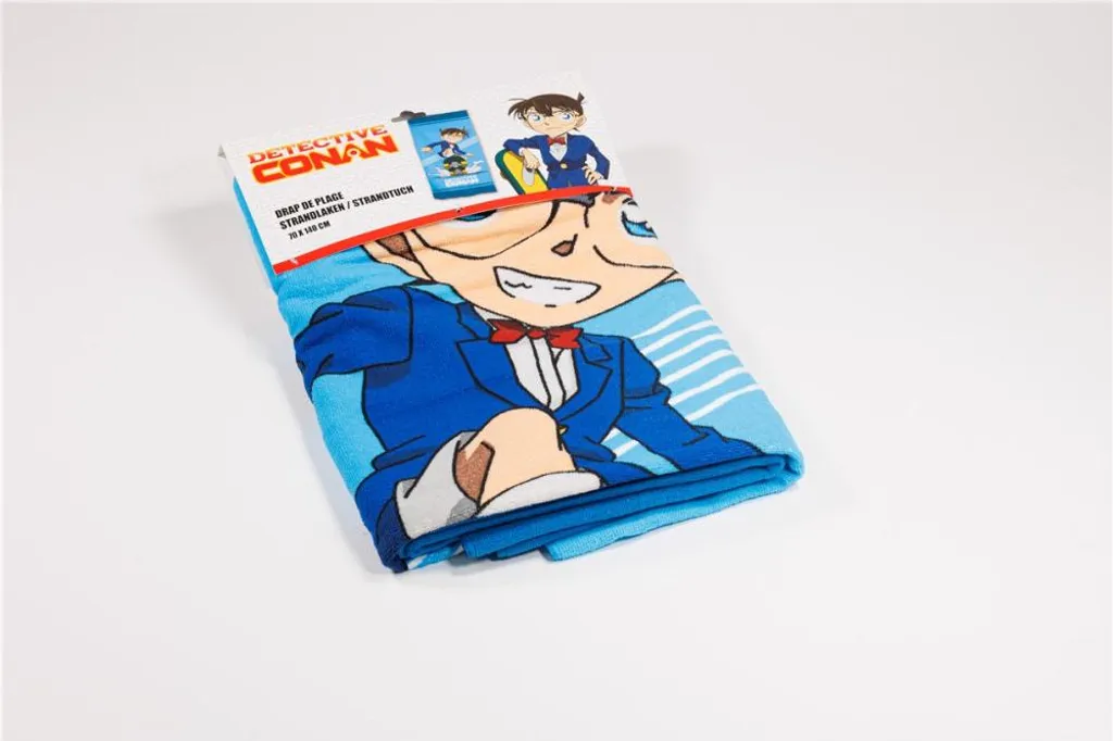 Asciugamano da Spiaggia Detective Conan Blu 70x140 cm | Telo Mare Anime - 4