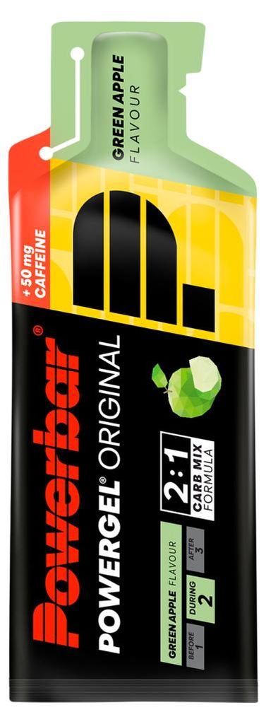 Gel Energetique Cyclisme Pomme Verte Cafeine - Coup De Image du produit 