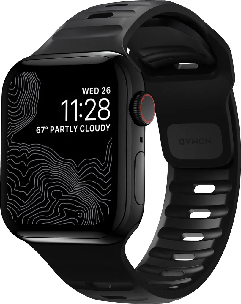 Cinturino Nomad Sport per Apple Watch Ultra 49mm e SE - Nero FKM Professionale