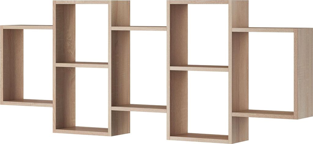 Wandregal "Trio" Hängeregal 160,5x18x65cm Eiche Sonoma