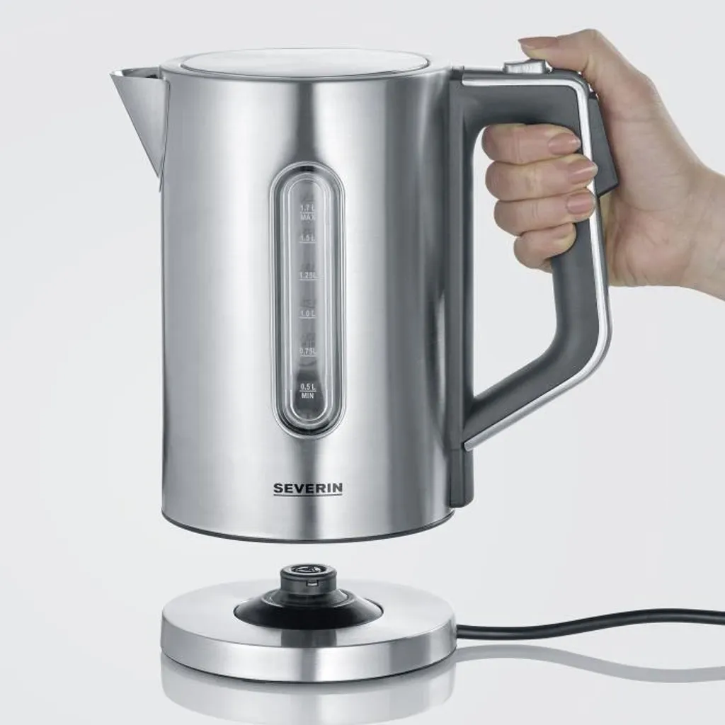 Severin WK 3418 Bollitore Digitale Professionale 3000W Inox 1,7 Litri
